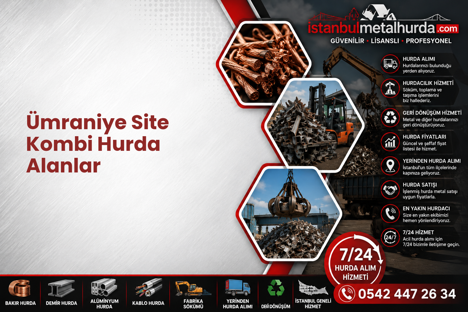 Ümraniye Site Kombi Hurda Alanlar