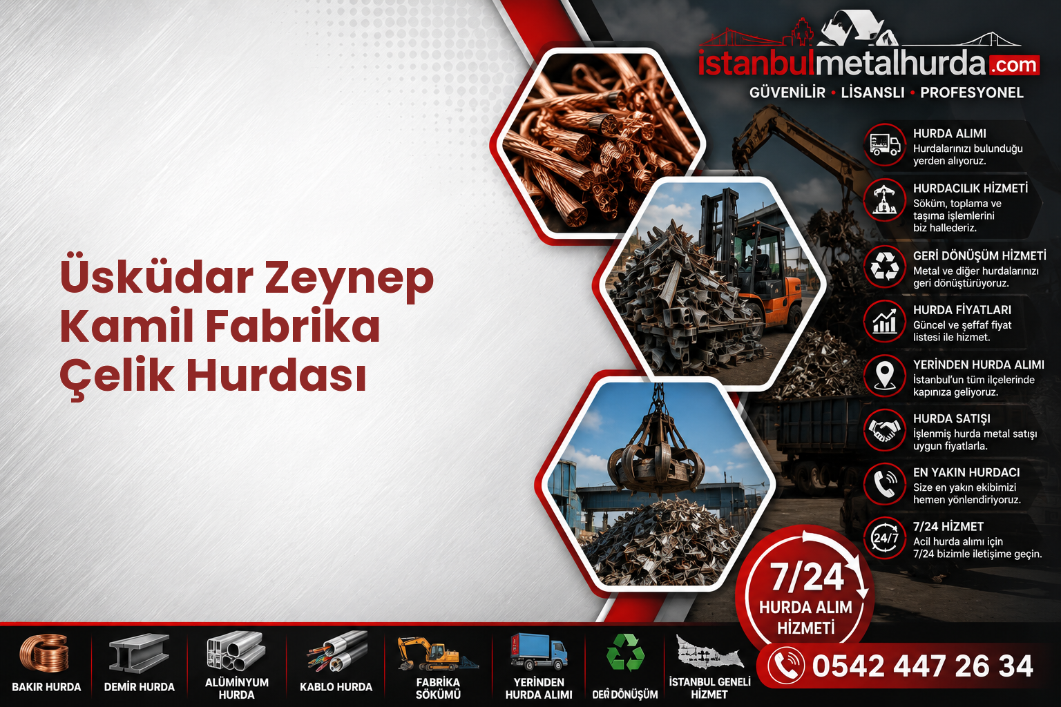 Üsküdar Zeynep Kamil Fabrika Çelik Hurdası