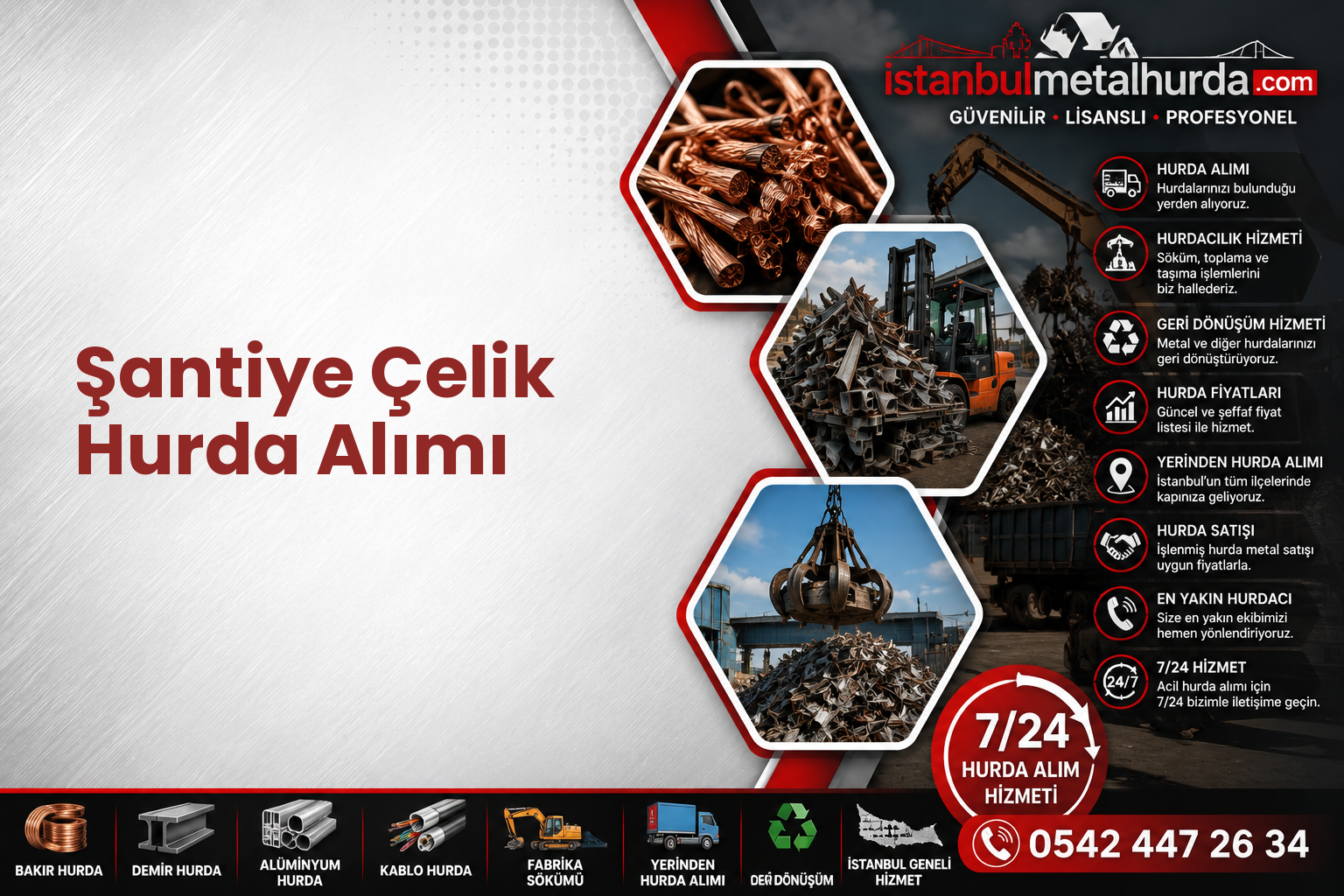 Şantiye Çelik Hurda Alımı