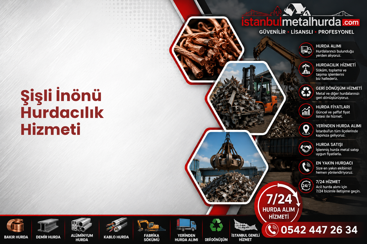 Şişli İnönü Hurdacılık Hizmeti