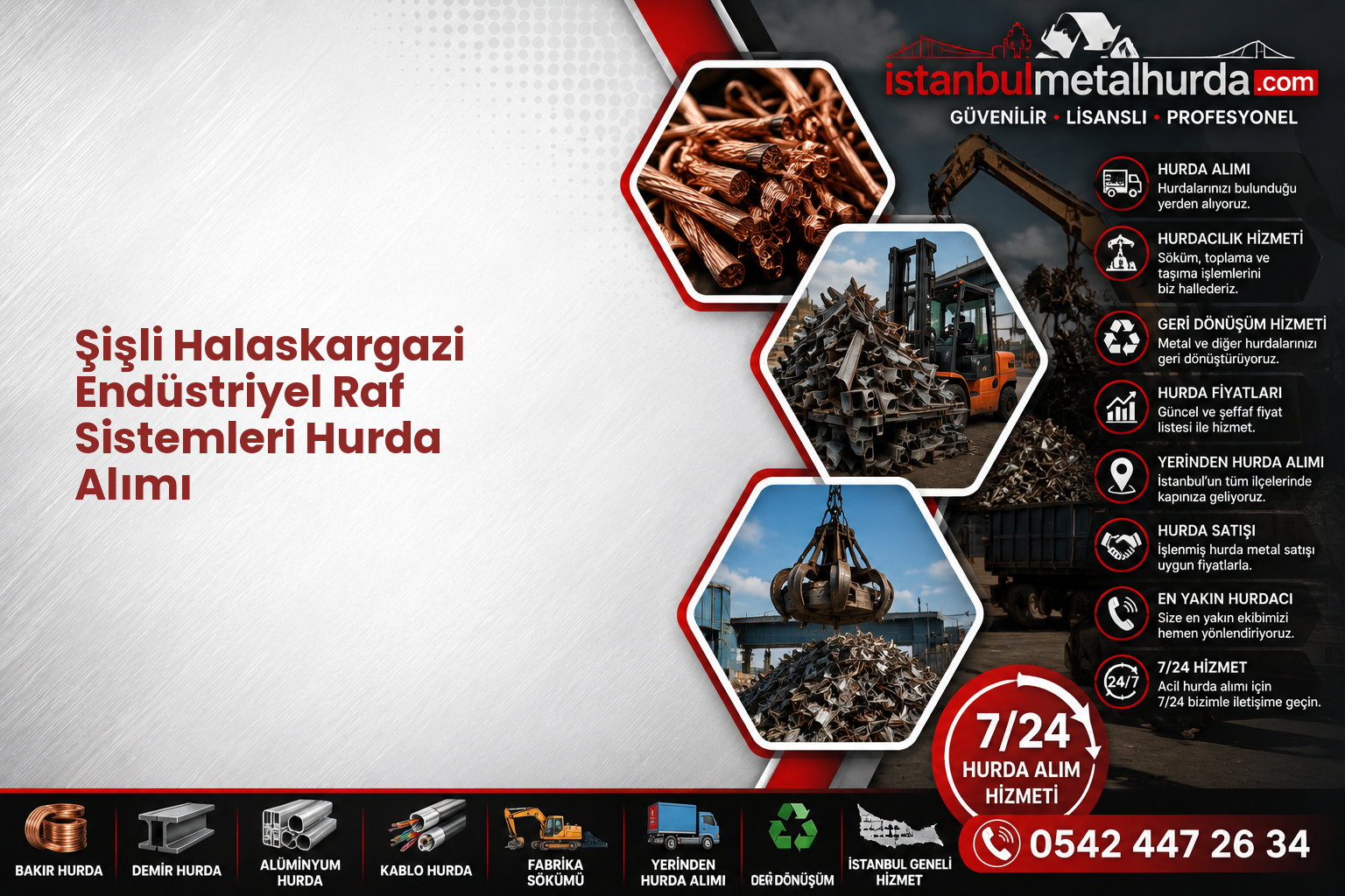 Şişli Halaskargazi Endüstriyel Raf Sistemleri Hurda Alımı