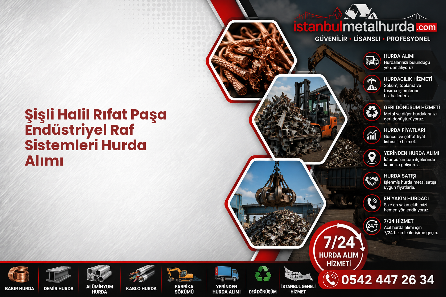 Şişli Halil Rıfat Paşa Endüstriyel Raf Sistemleri Hurda Alımı