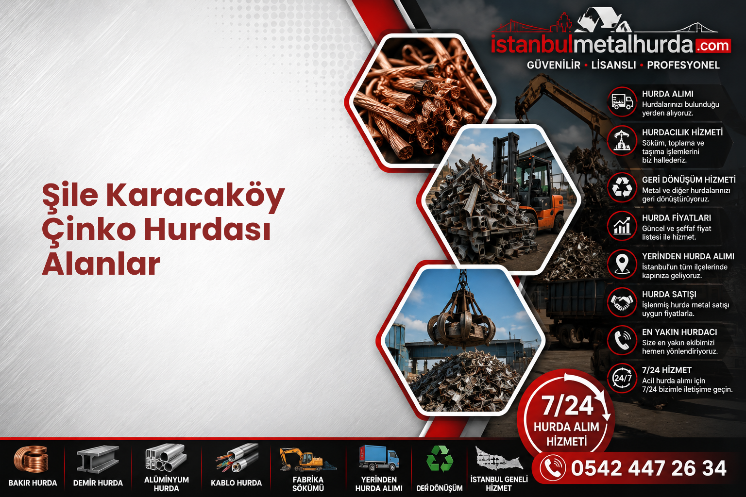 Şile Karacaköy Çinko Hurdası Alanlar