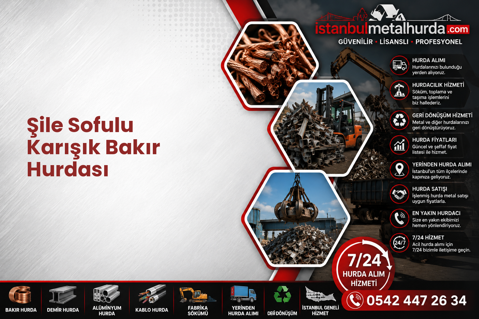 Şile Sofulu Karışık Bakır Hurdası