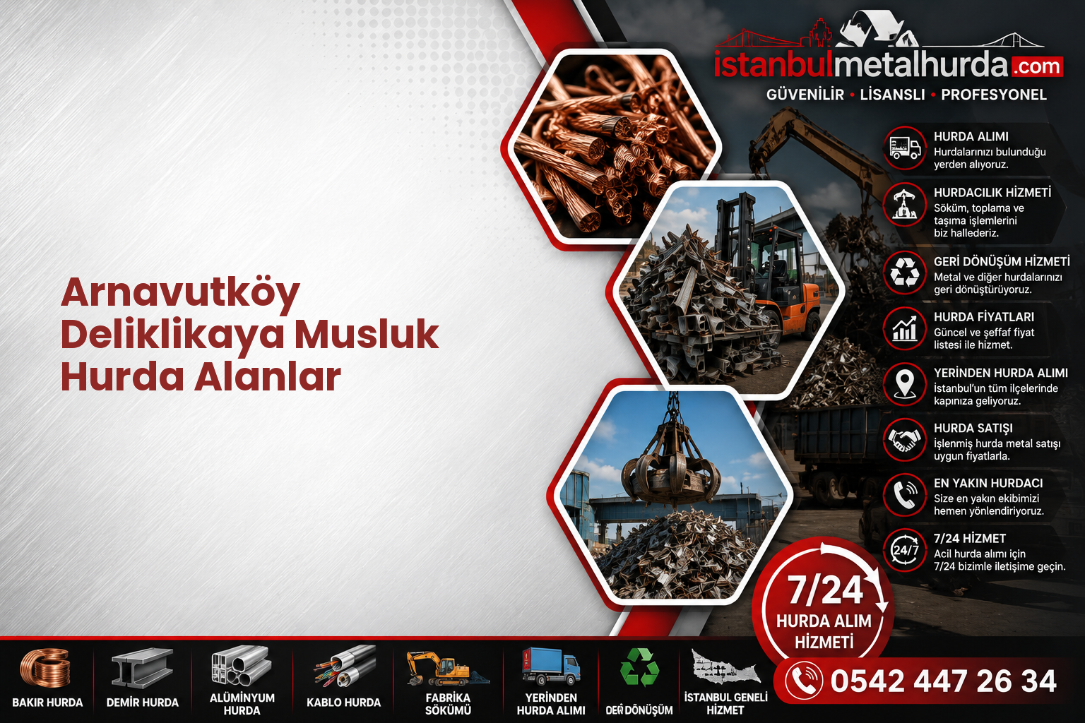 Arnavutköy Deliklikaya Musluk Hurda Alanlar