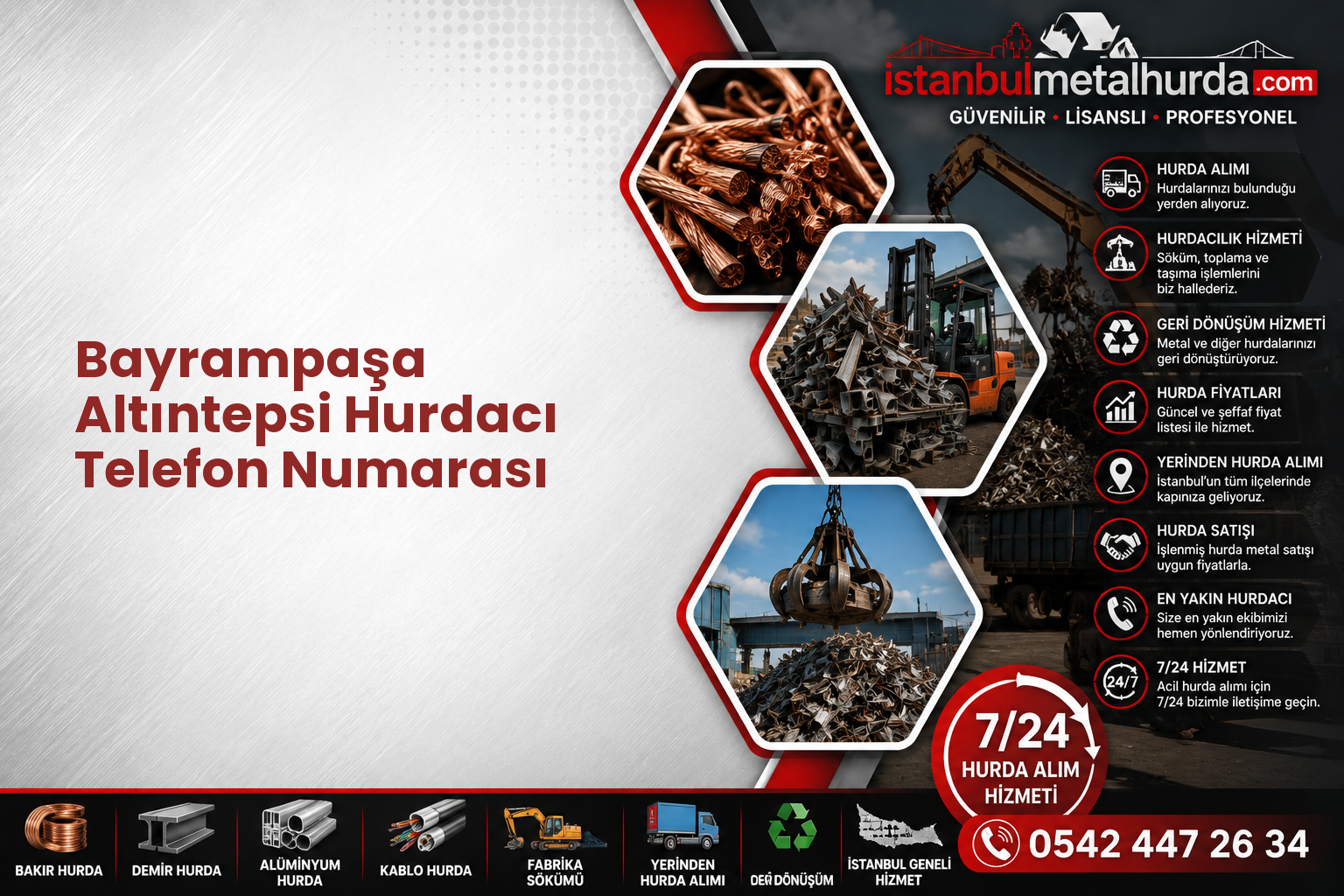 Bayrampaşa Altıntepsi Hurdacı Telefon Numarası