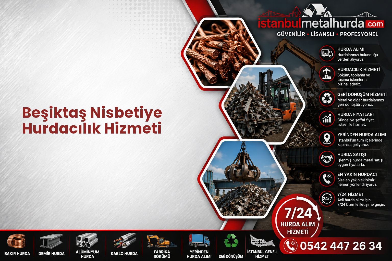 Beşiktaş Nisbetiye Hurdacılık Hizmeti