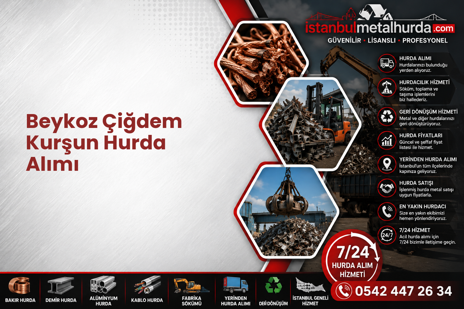Beykoz Çiğdem Kurşun Hurda Alımı