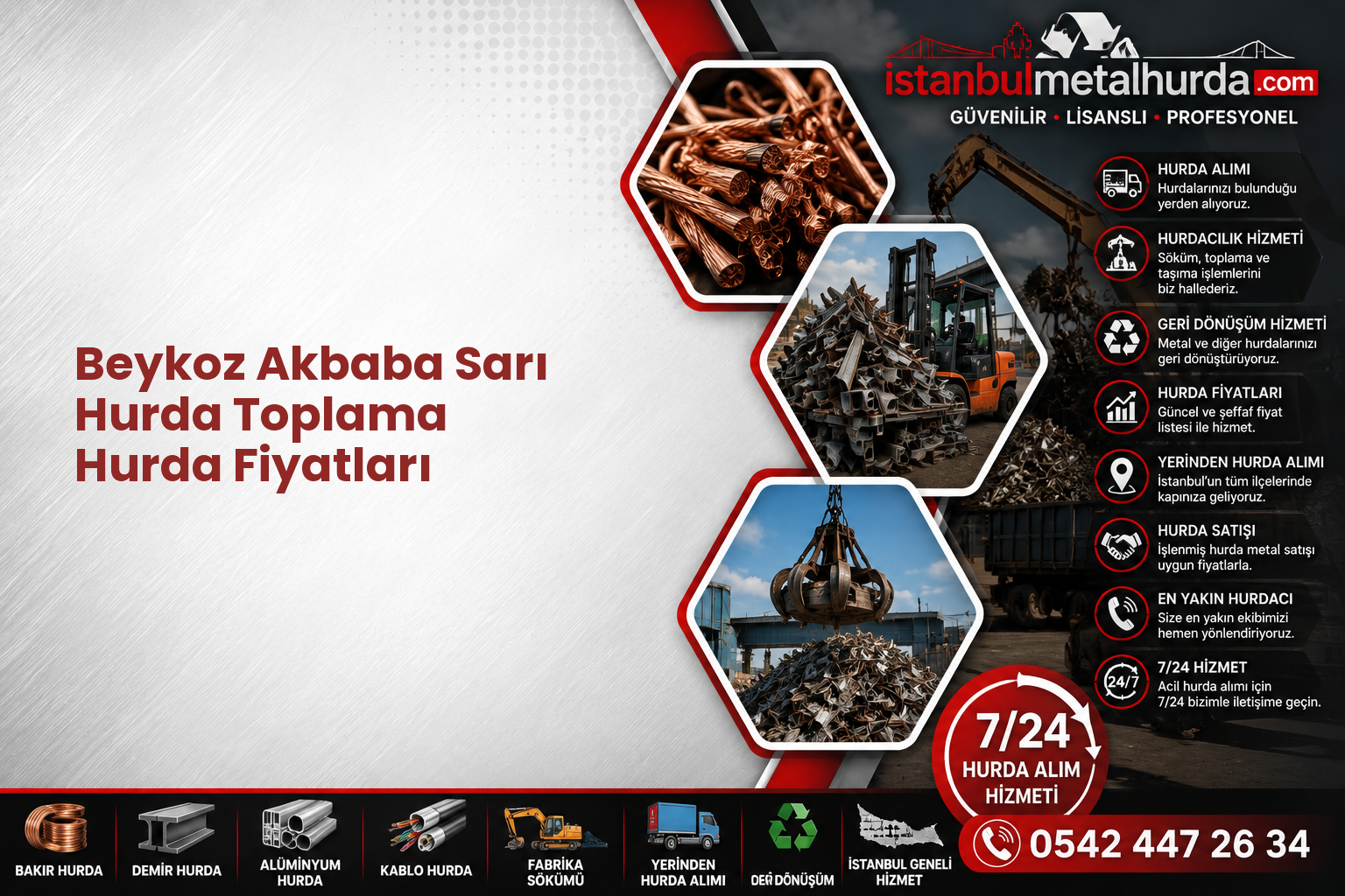 Beykoz Akbaba Sarı Hurda Toplama Hurda Fiyatları