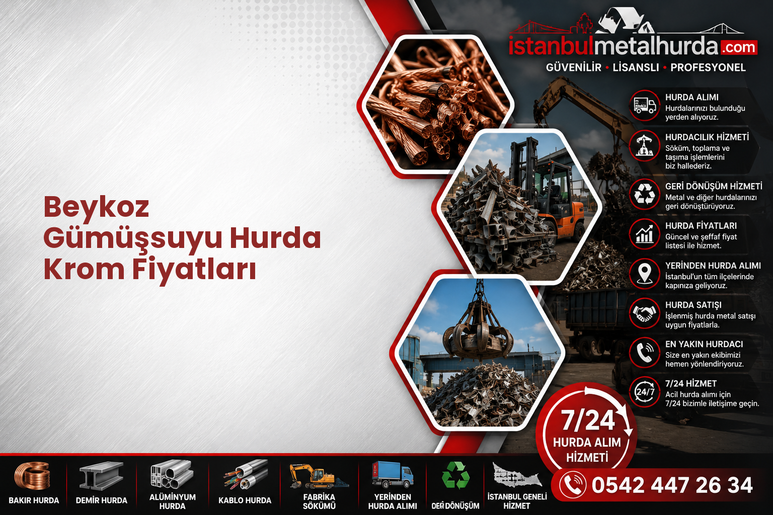 Beykoz Gümüşsuyu Hurda Krom Fiyatları