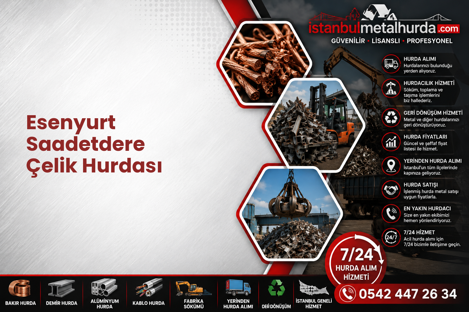 Esenyurt Saadetdere Çelik Hurdası