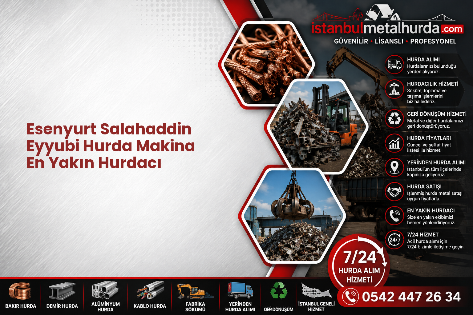 Esenyurt Salahaddin Eyyubi Hurda Makina En Yakın Hurdacı