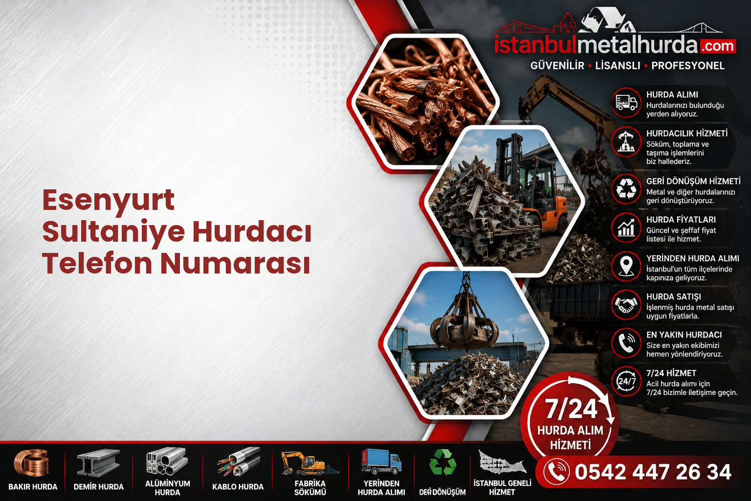 Esenyurt Sultaniye Hurdacı Telefon Numarası