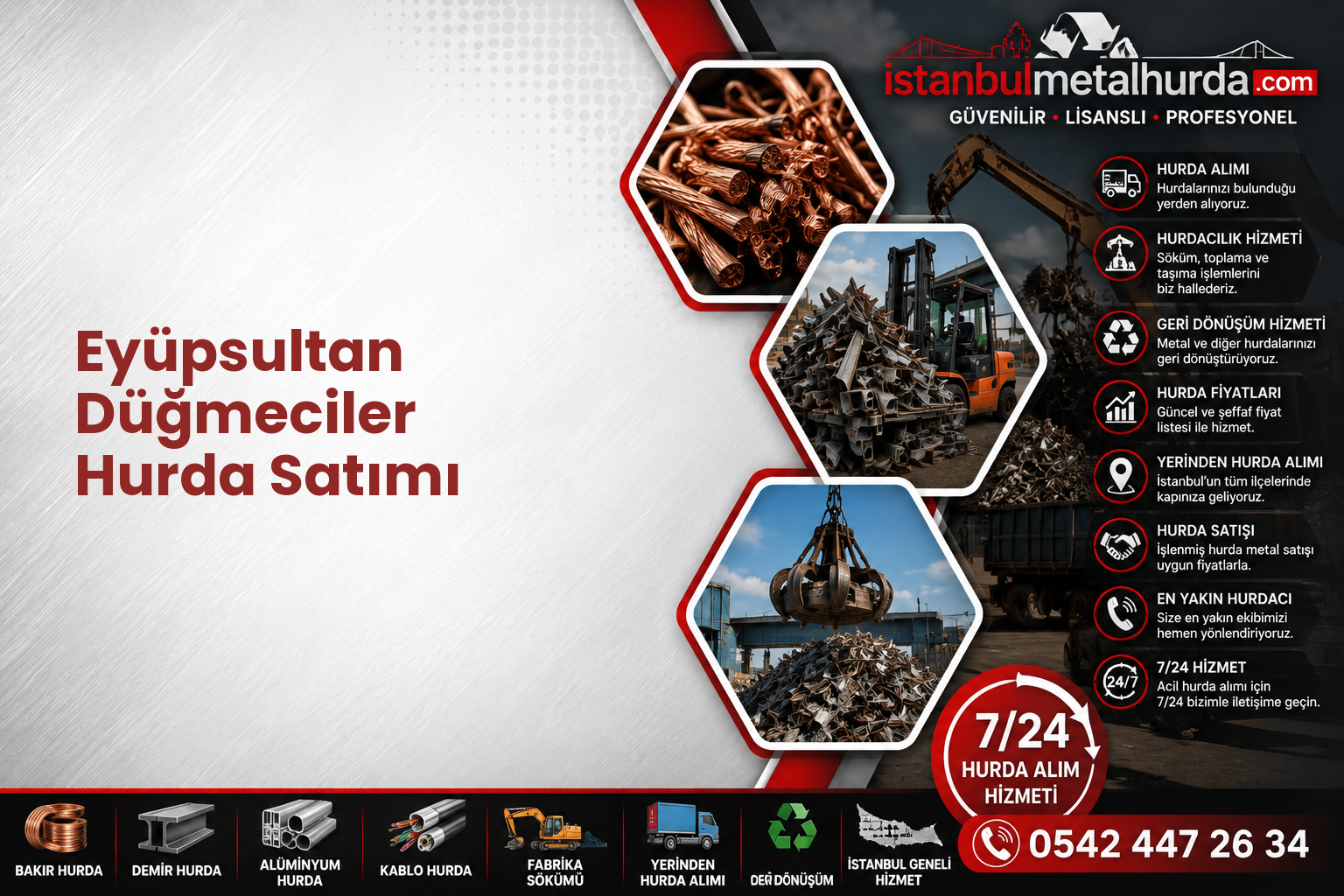 Eyüpsultan Düğmeciler Hurda Satımı