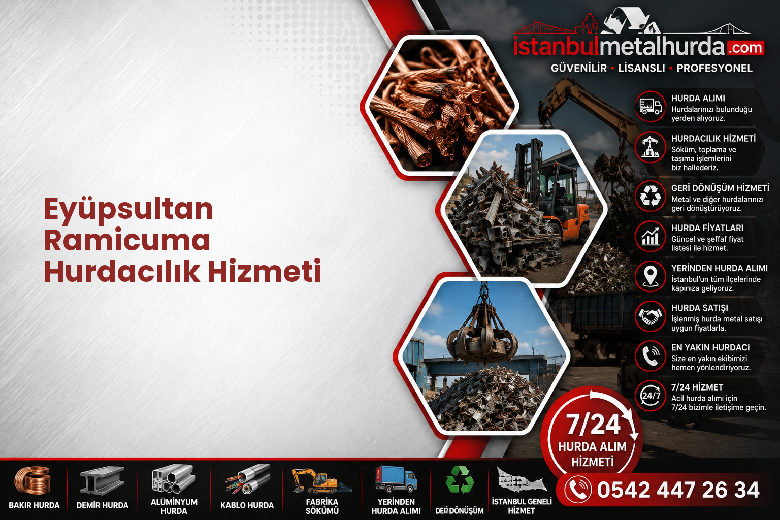 Eyüpsultan Ramicuma Hurdacılık Hizmeti