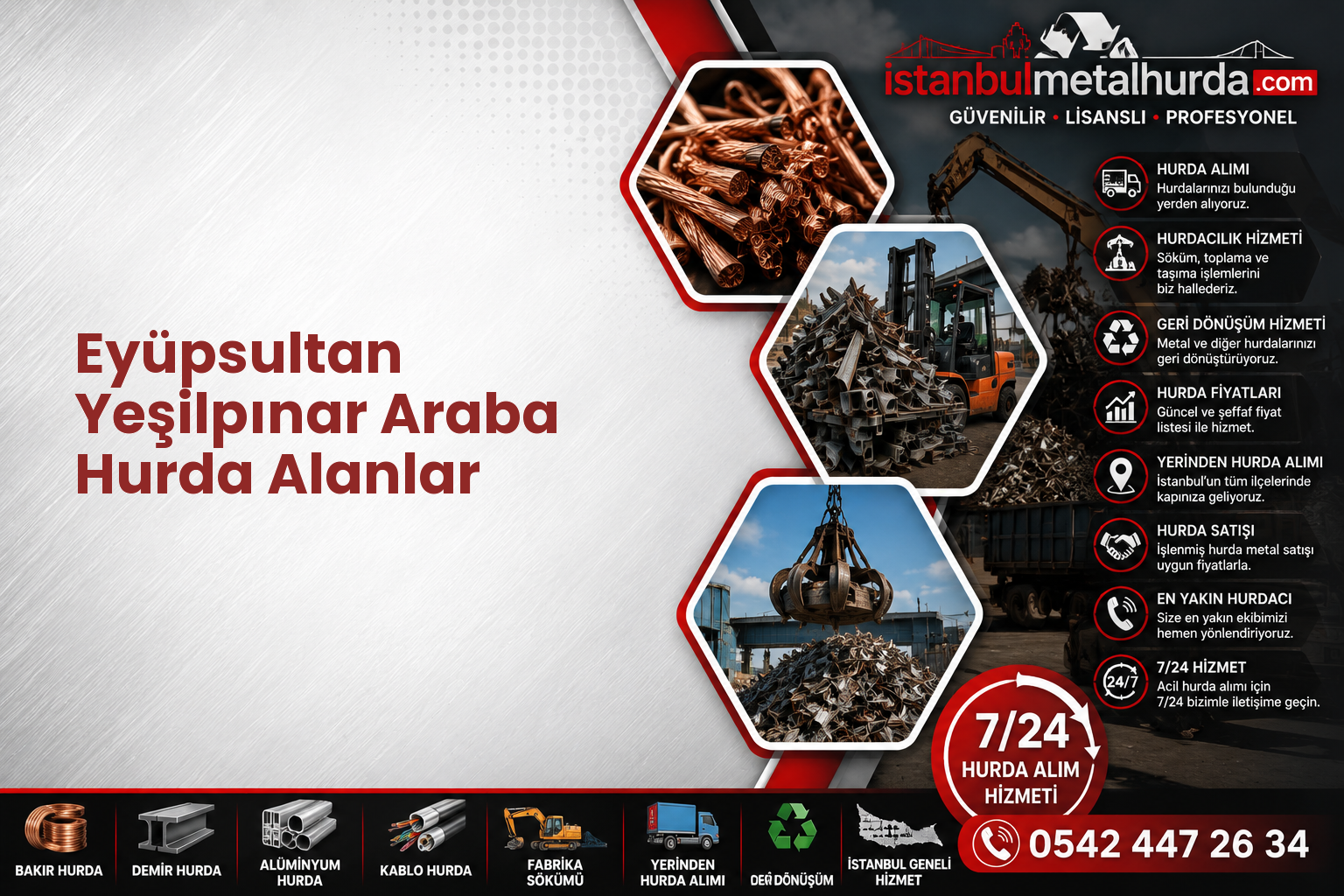 Eyüpsultan Yeşilpınar Araba Hurda Alanlar