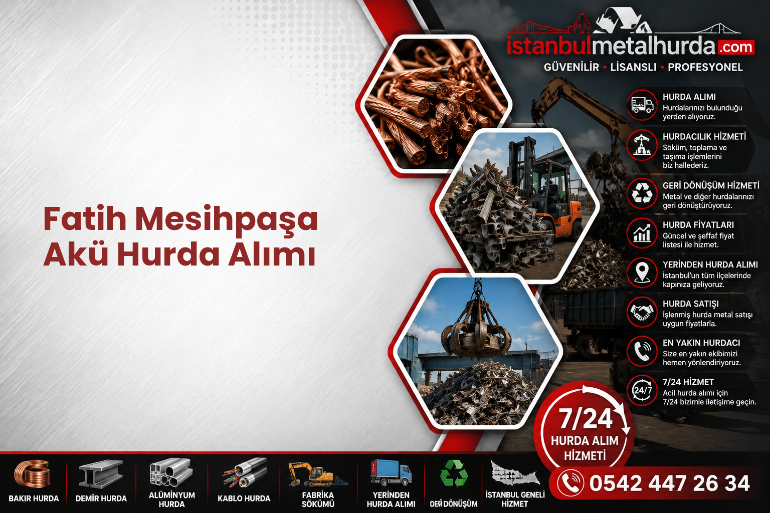 Fatih Mesihpaşa Akü Hurda Alımı