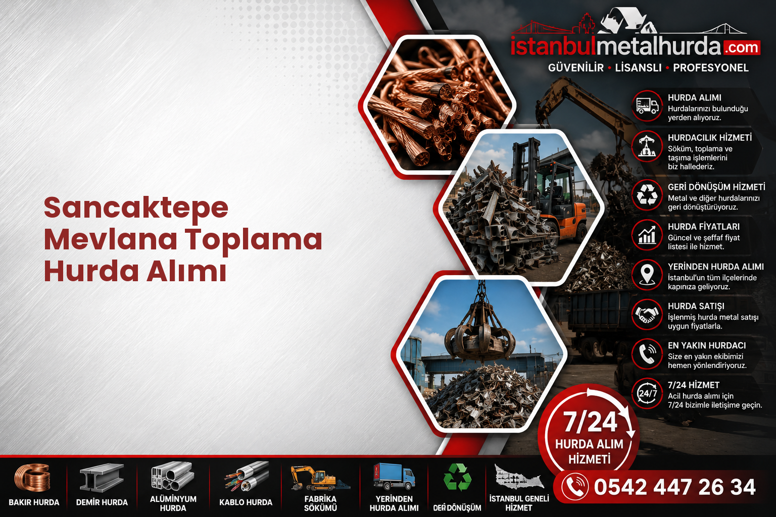 Sancaktepe Mevlana Toplama Hurda Alımı