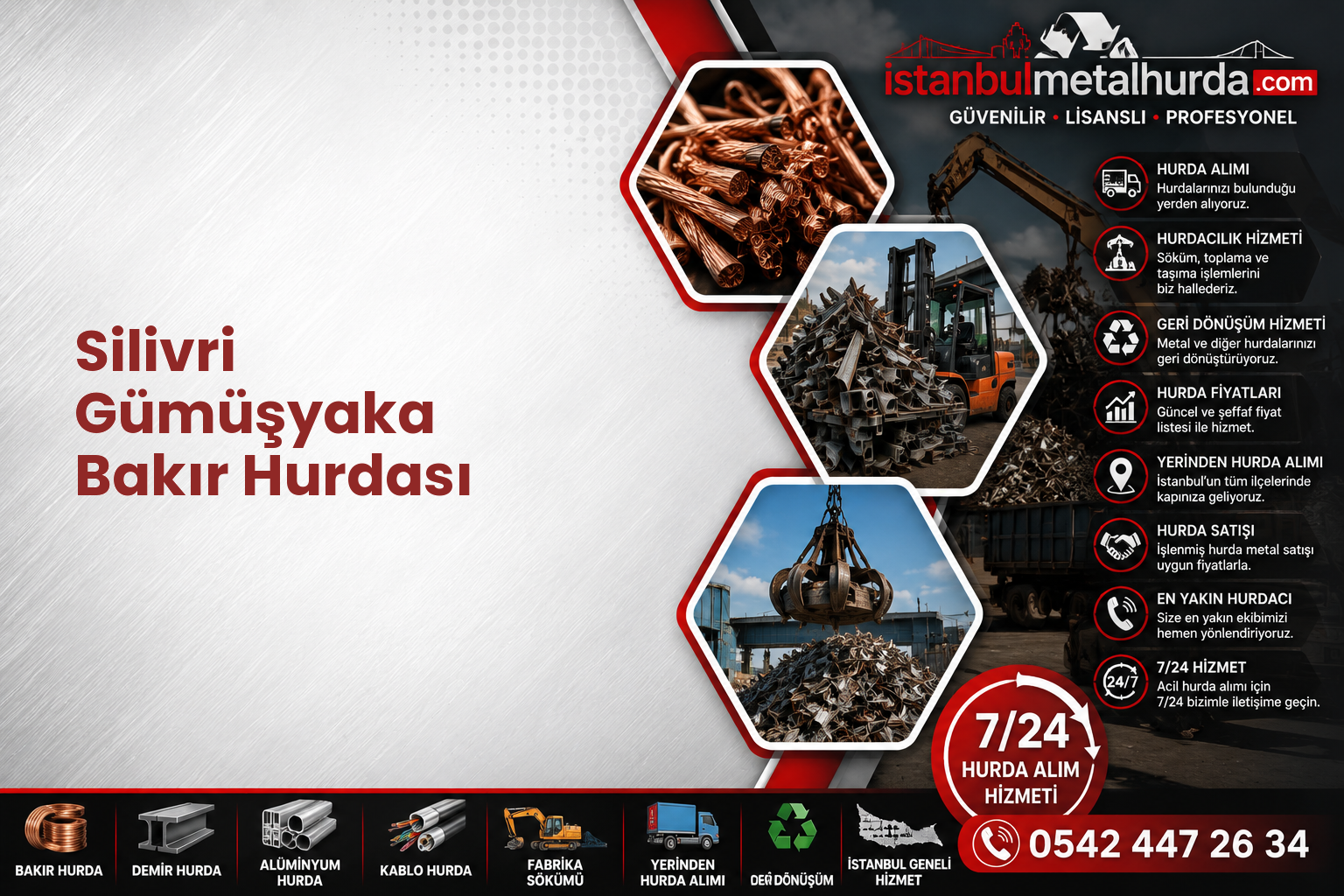 Silivri Gümüşyaka Bakır Hurdası
