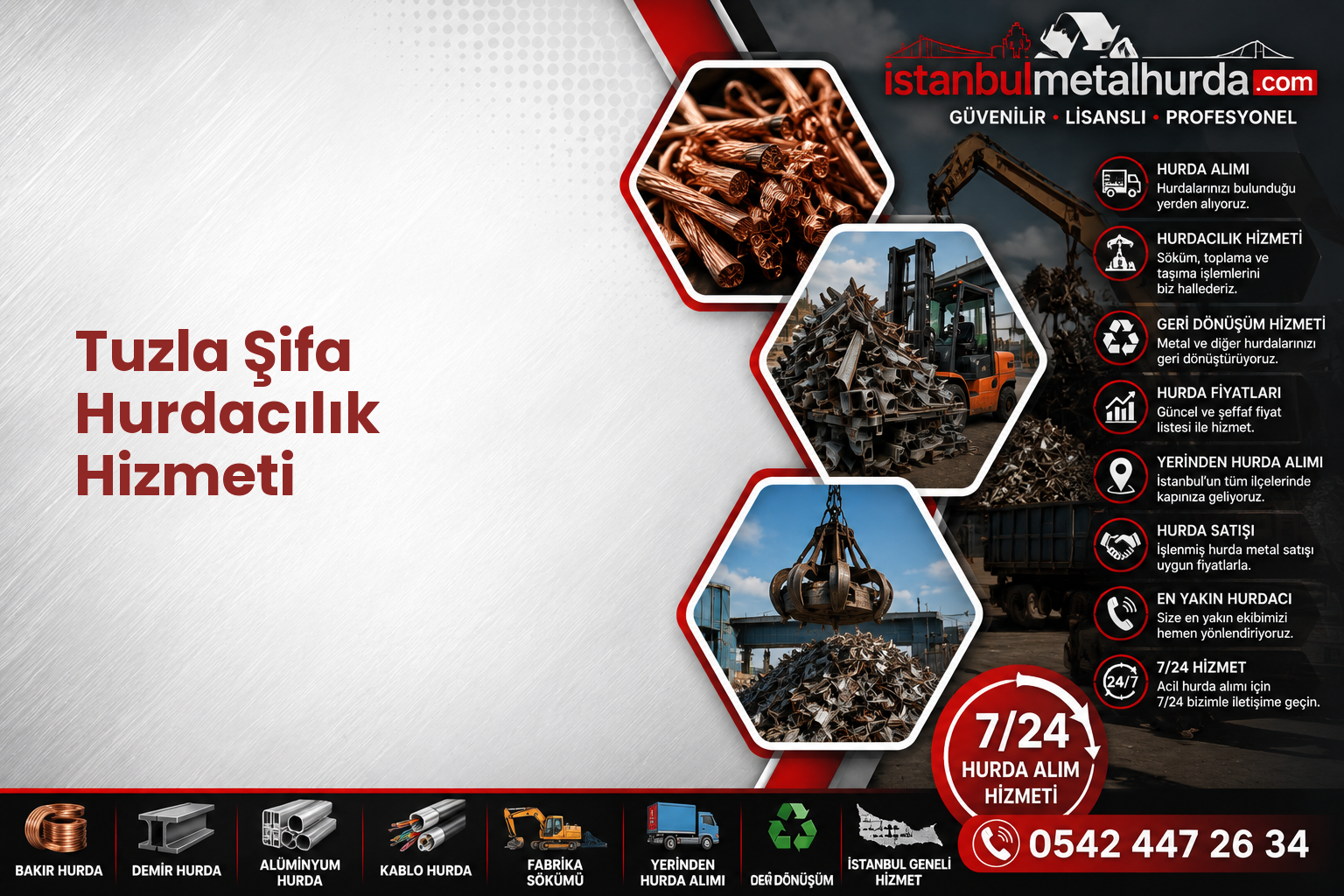 Tuzla Şifa Hurdacılık Hizmeti
